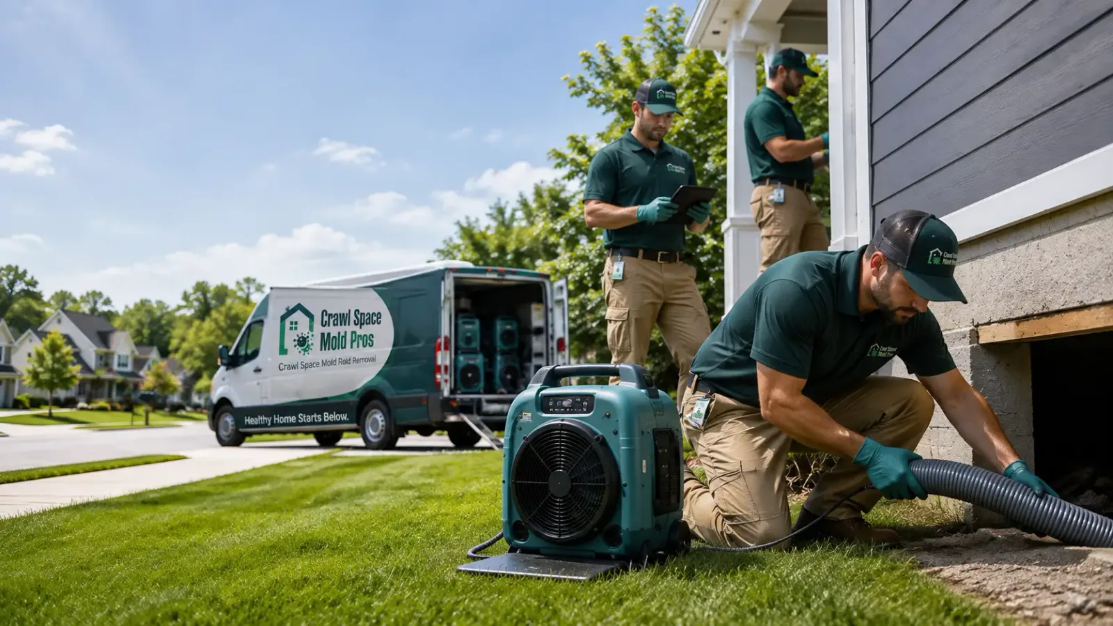 Crawl Space Mold Removal in Burkittsville, MD